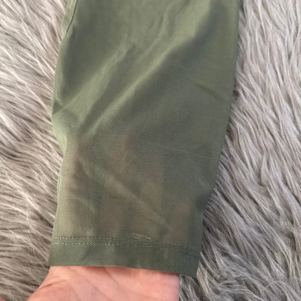 Avia Flex-Tech 7/8 Length Legging Womens Size XL (16/18) Green High Compression - Picture 5 of 5